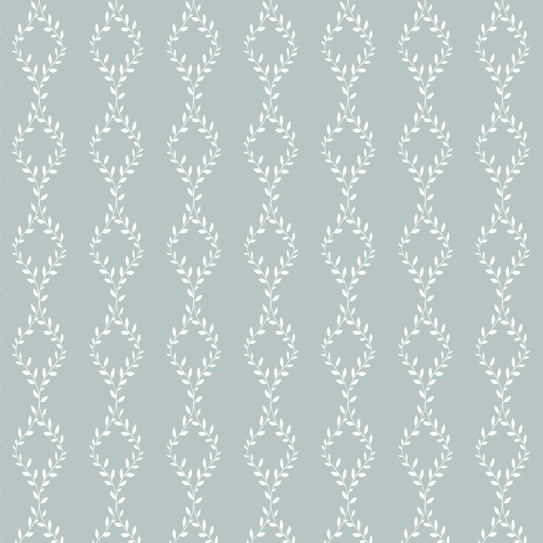 slef adhesive wallpaper green white leaves