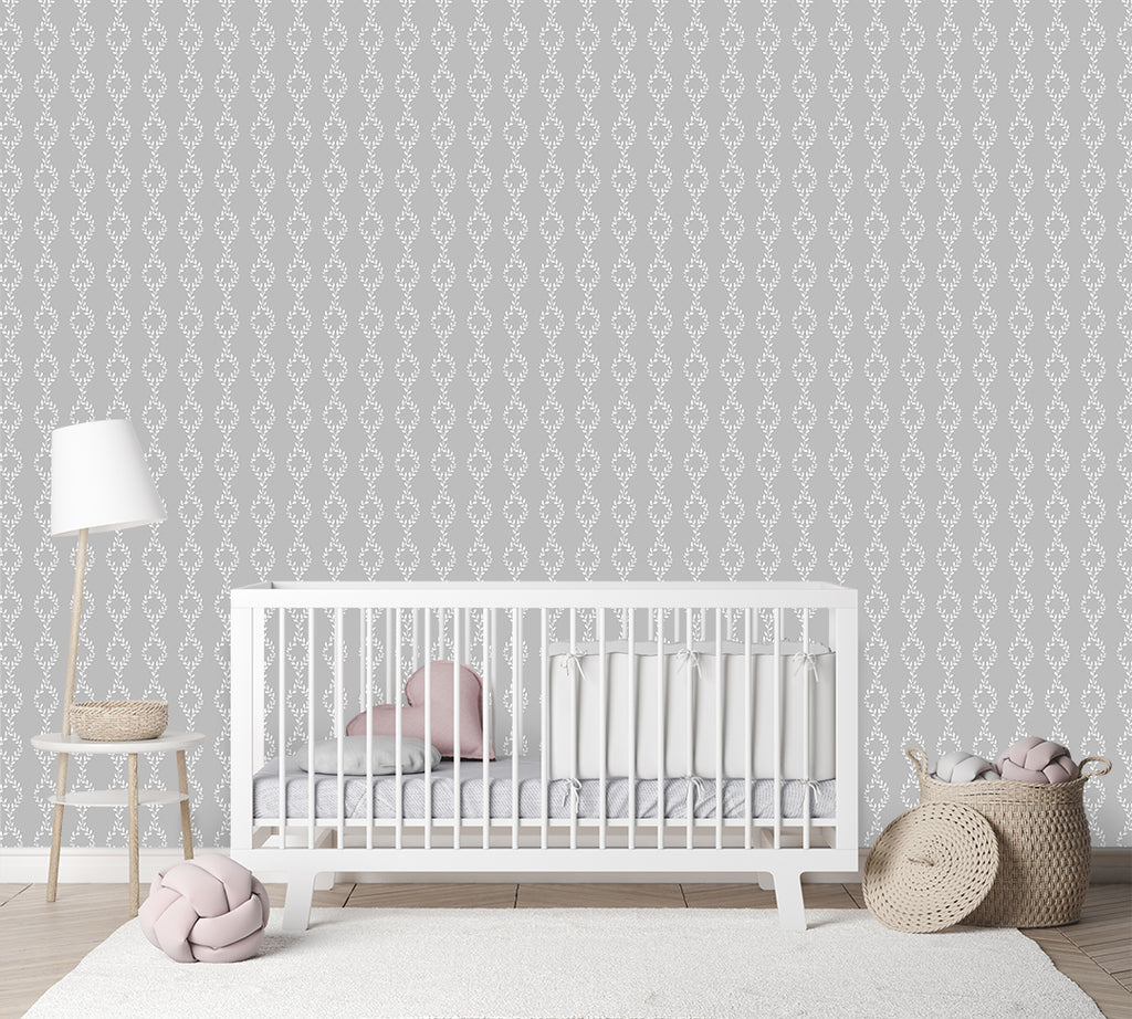 Cleo Grey Wallpaper