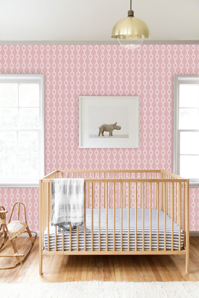 Sample Cleo Pink Wallpaper