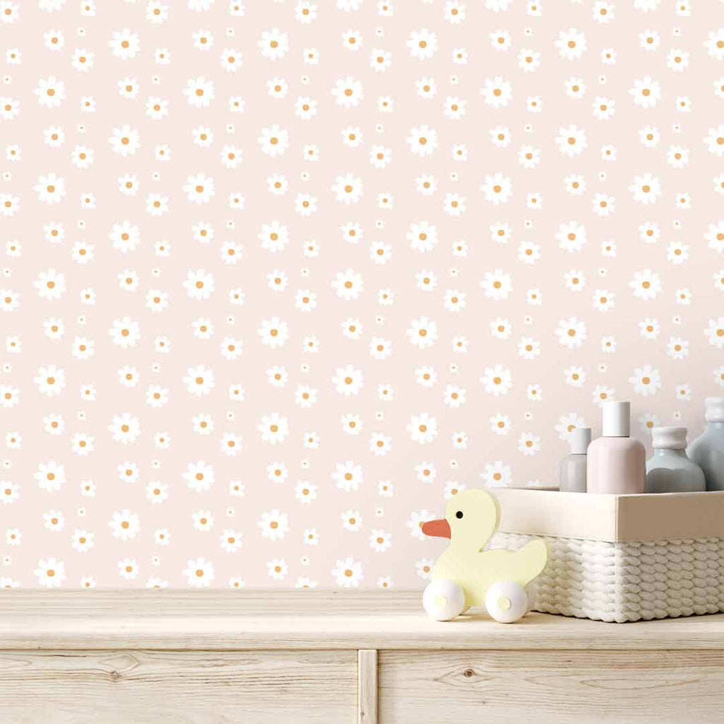 Daisy Pink Wallpaper