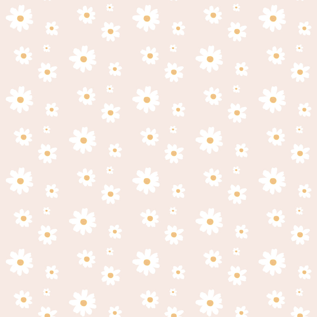 Sample Daisy Pink Wallpaper