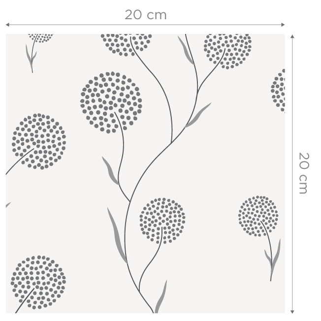 Sample Elin Black/White Wallpaper
