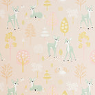 Pink Bambi and Forest wallpaper for Nursery or Kid's Room