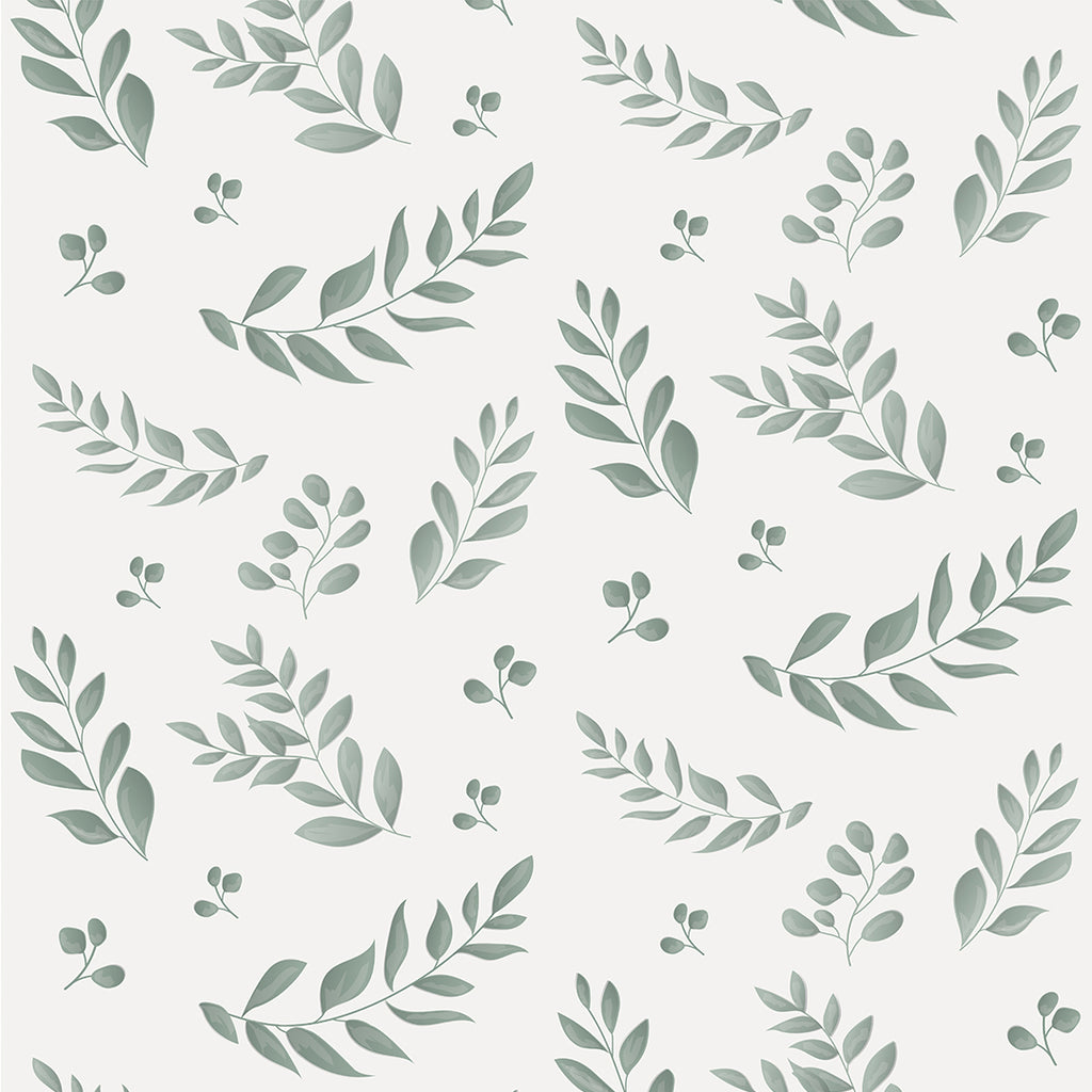 Sample Leafy Green Wallpaper