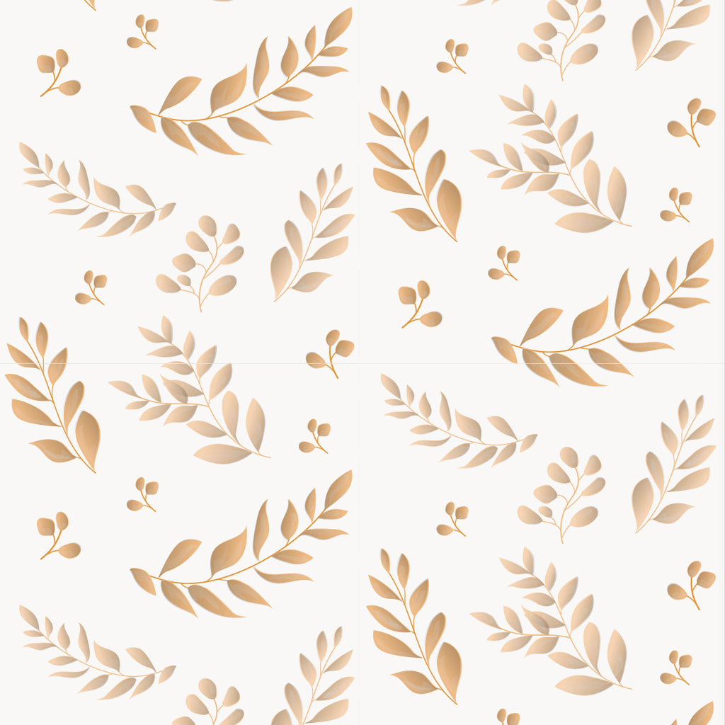 Sample Leafy Rusty Wallpaper