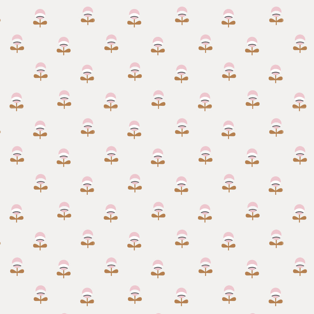 Sample Pia Pink/Brown Wallpaper
