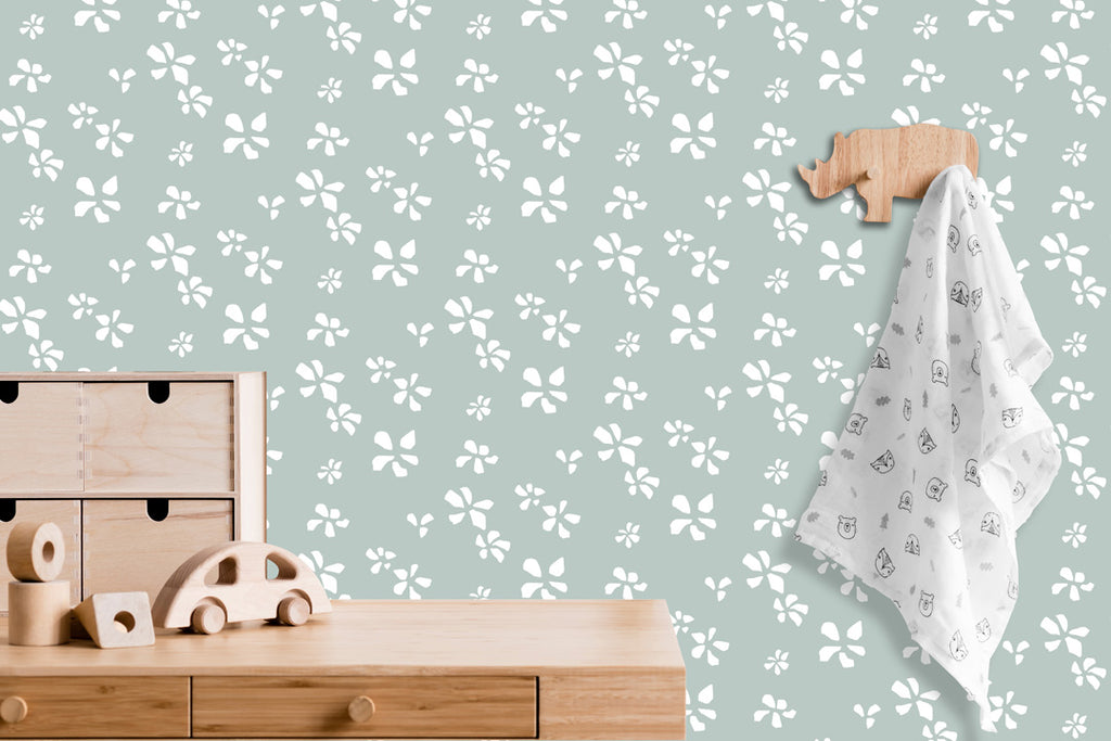 Klara Green Wallpaper