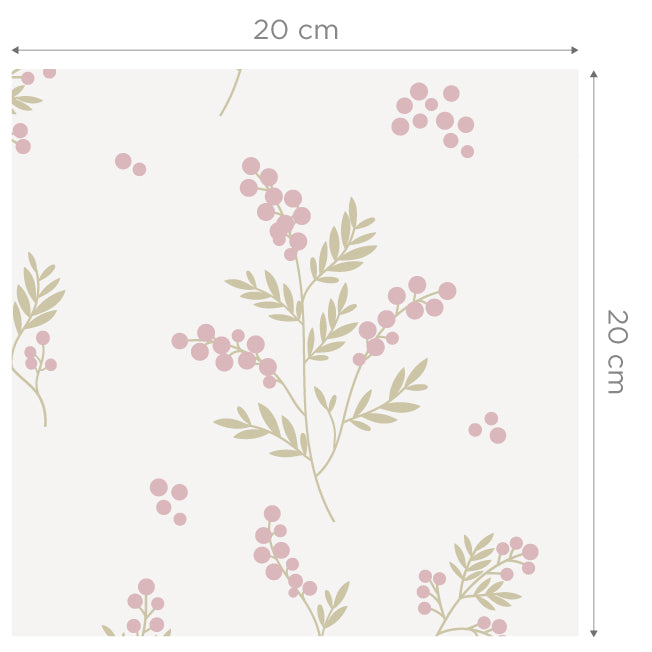 Tove Pink/Green Wallpaper