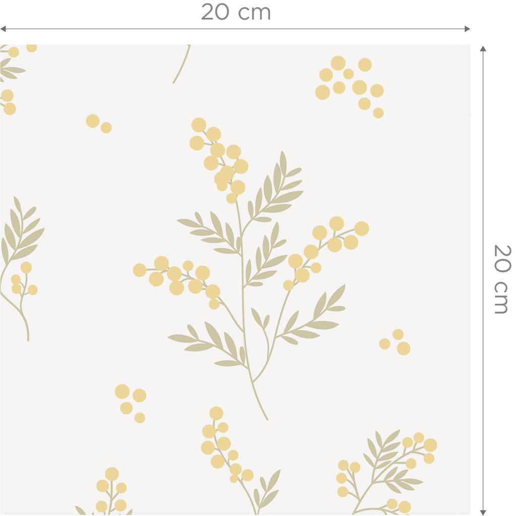 Tove Yellow/Green Wallpaper