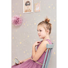 Twinkle Mud Grey wallpaper for Nursery or Kid's Room 